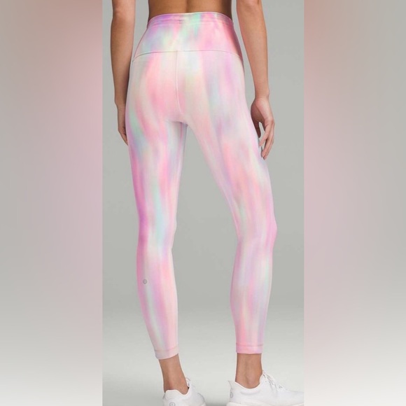 Lululemon Wunder Train High-Rise Tight 25” Psychedelic Wash Multi Size 8 NWT - Picture 1 of 6
